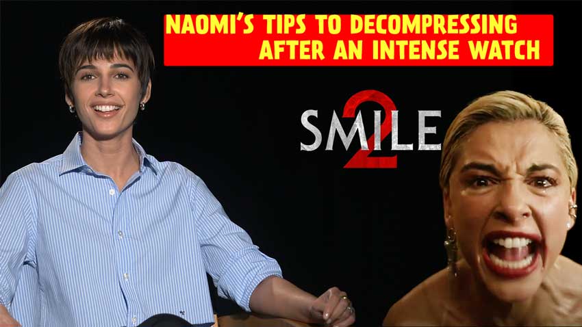 Naomi Scott Smile 2 movie interview