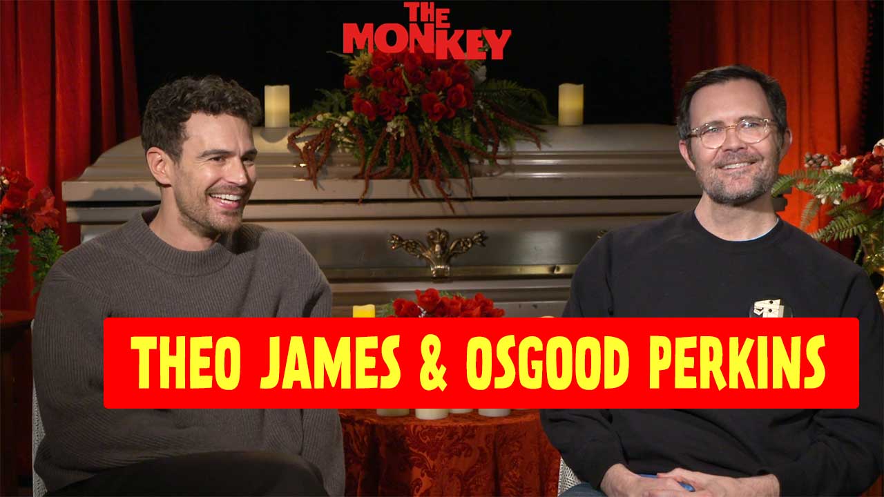 Theo James Talks Dual Roles & 'The Monkey' Director Osgood Perkins’ Horror Vision
