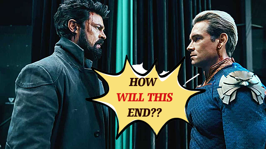 The Boys Butcher (Karl Urban) and Homelander (Antony Starr)