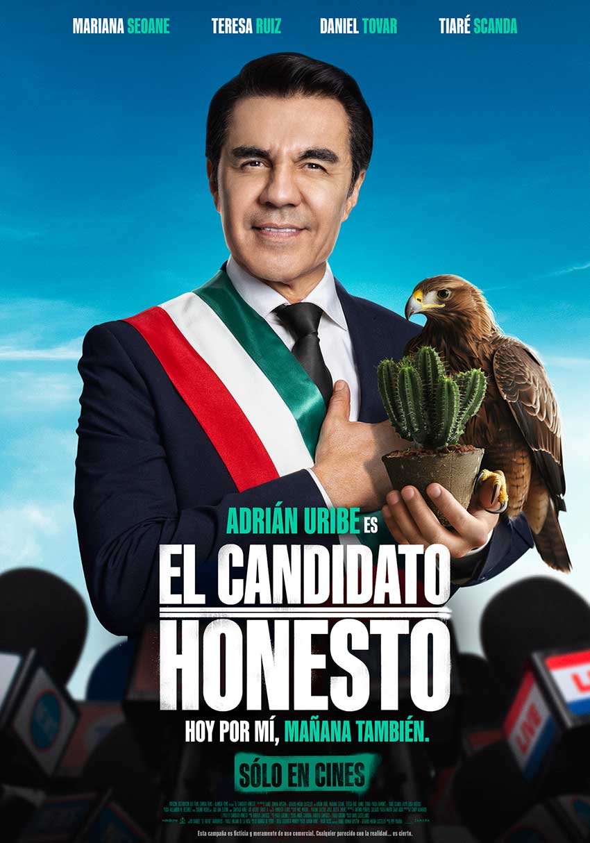 Adrian Uribe El Candidato Honesto movie poster