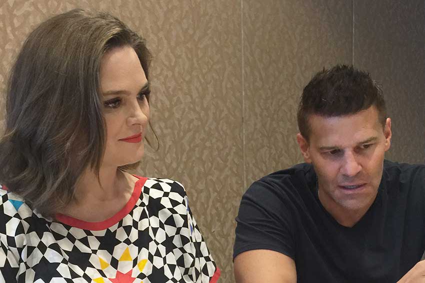 Bones Emily Deschanel David Boreanaz CineMovie Interview