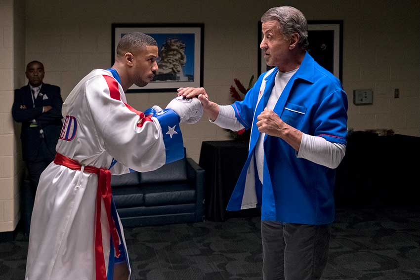 Creed II Michael B Jordan Sylvestor Stallone