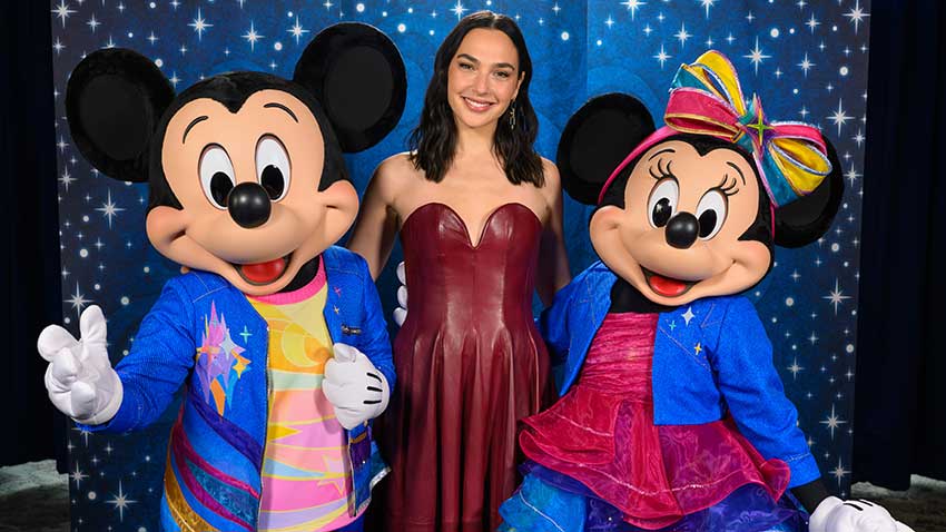 Gal Gadot Disneyland Snow White movie