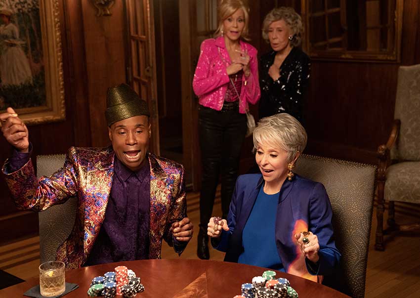 Jane Fonda Lily Tomlin Rita Moreno Billy Porter 80 for Brady movie