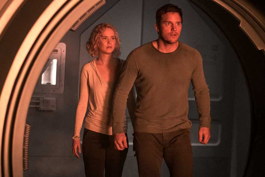 Jennifer Lawrence Chris Pratt Passengers movie