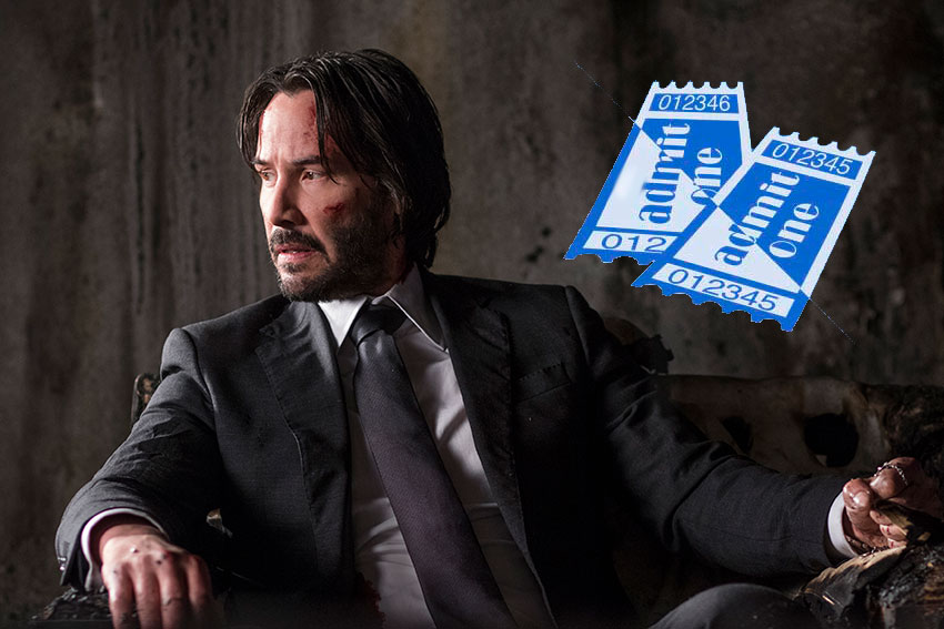 John Wick Chapter 2 ticket giveaway CineMovie