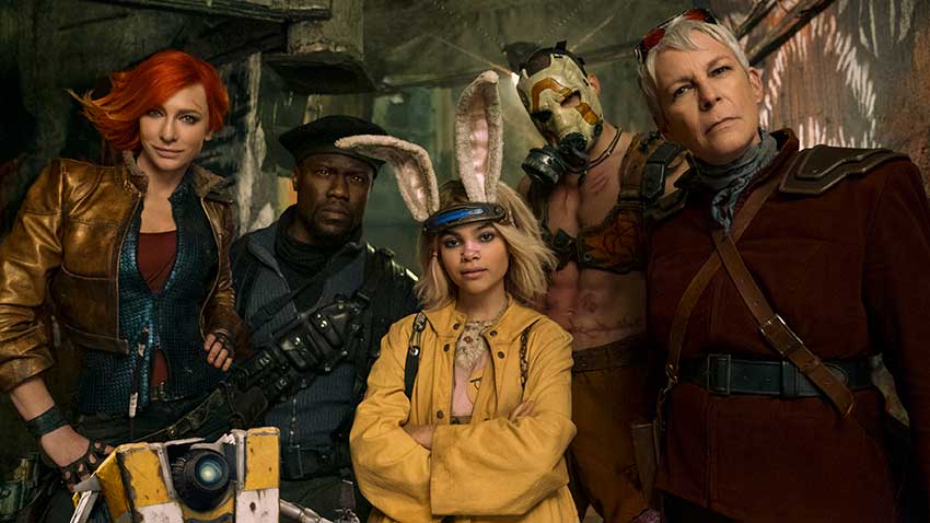 Kevin Hart, Cate Blanchett, Jaime Lee Curtis, Ariana Greenblatt in Borderlands movie