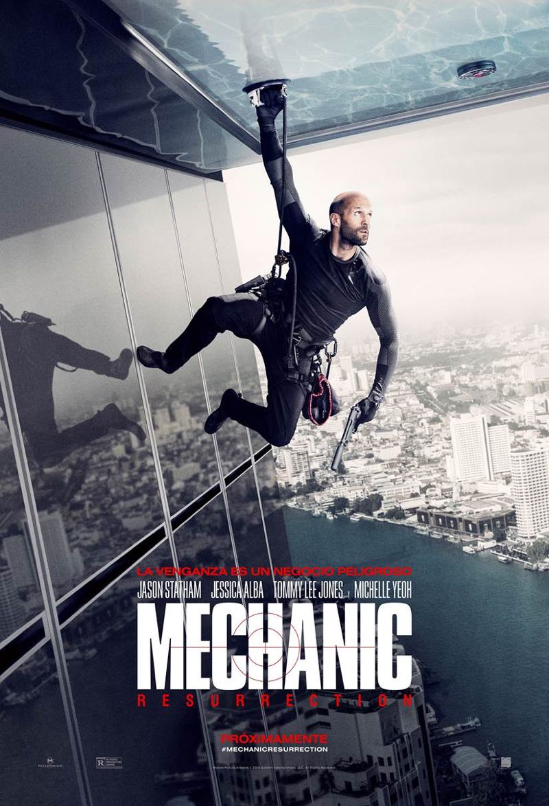 Mechanic Resurrection Spanish movie poster