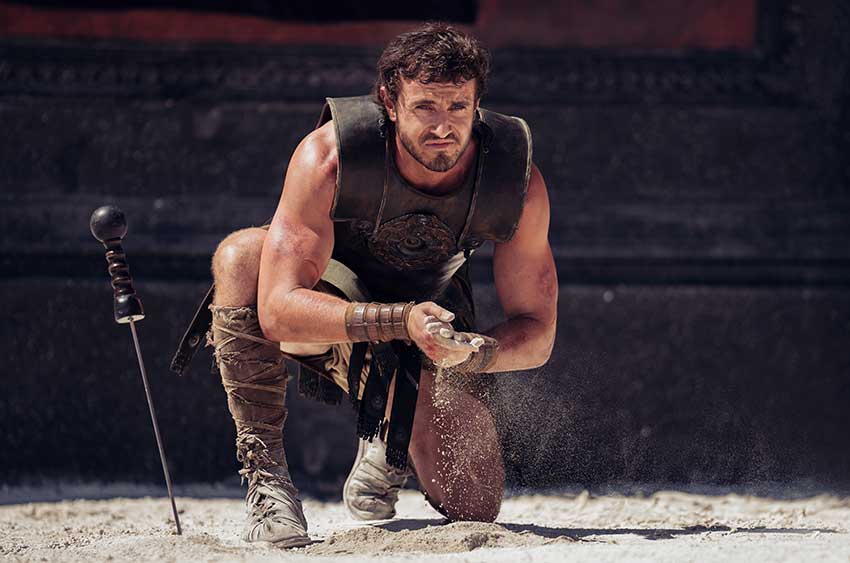 Paul Mescal in Gladiator 2 movie