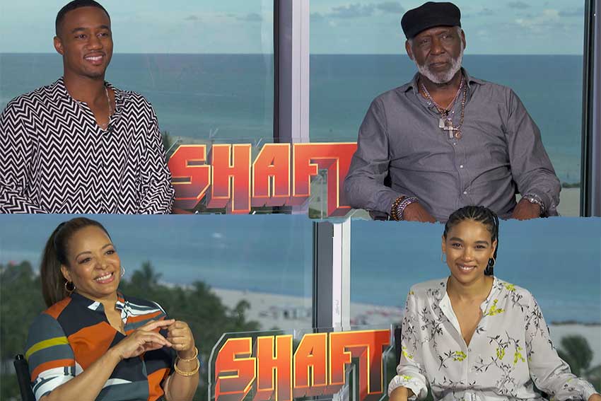 Shaft Richard Roundtree Jesse T Usher Luna Velez Alexandra Shipp