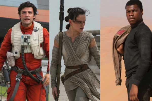 Star Wars Force Awakens OscarIsaac DaisyRidley JohnBoyega