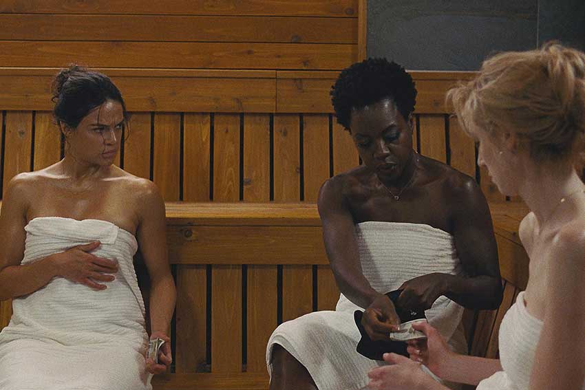 Widows movie MichelleRodriguez ViolaDavis ElizabethDebicki