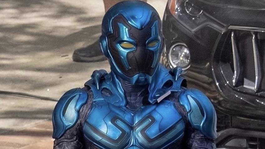 Blue Beetle on set DC Comics 2023 image