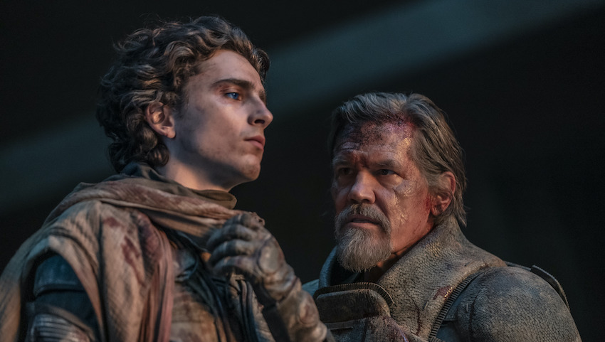 Dune Part Two starring Timothee Chalamet and Josh Brolin