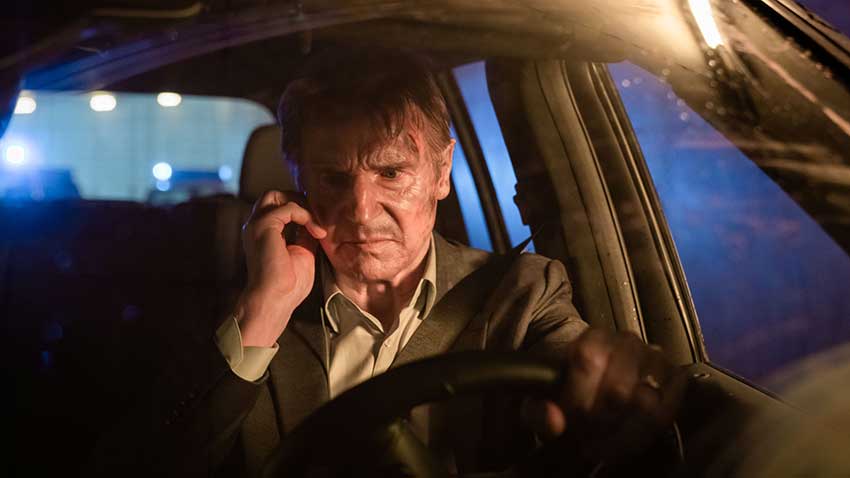 Liam Neeson in Retribution movie Photo Credit Stephan Rabold