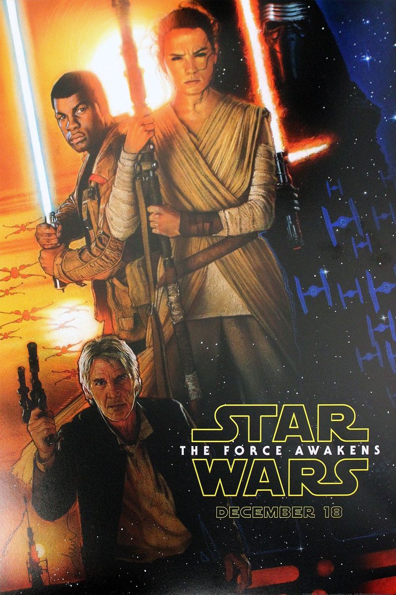 star wars force awakens poster