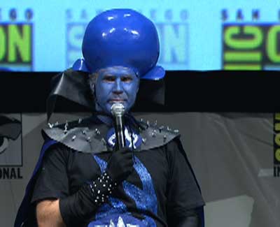 Will Farrell dresses up like Megamind