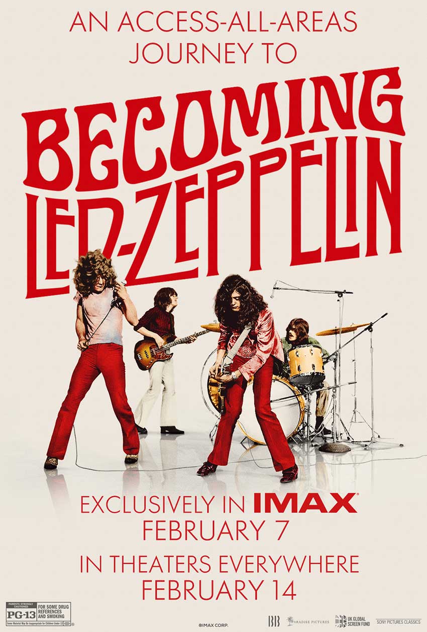 Becoming Led Zeppelin 2025 poster