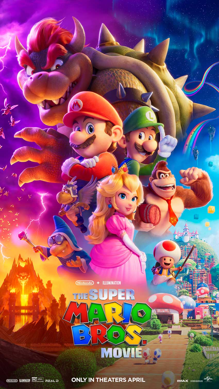 super mario bros new movie poster